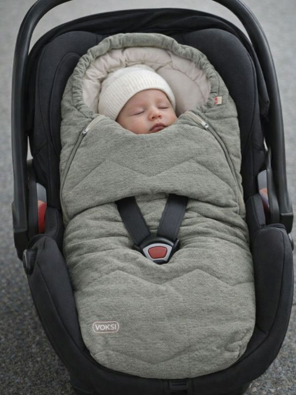 VOKSI - Breeze kaukalopussi lapselle 0-3v, Meadow Green