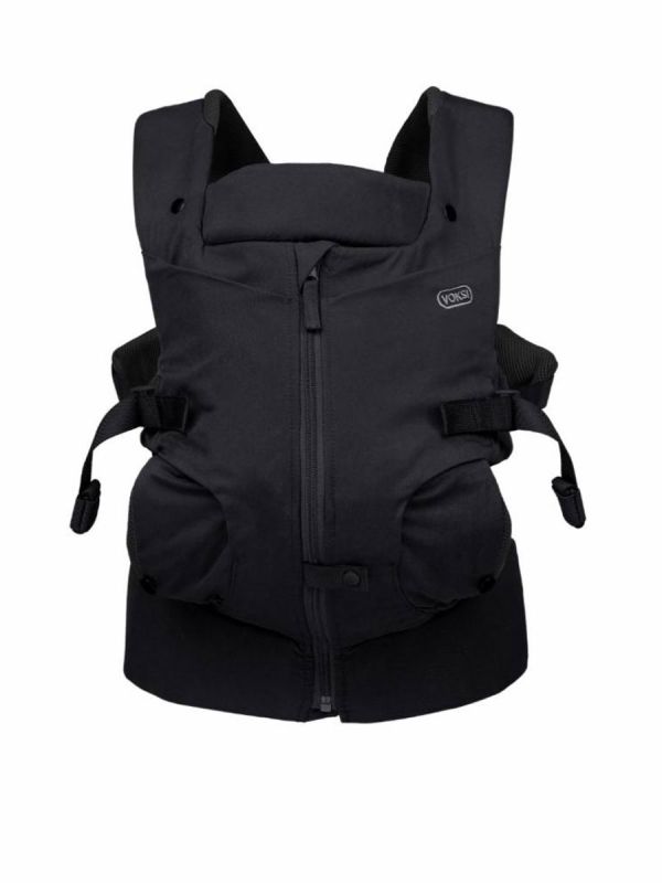 Voksi Huddle Kantoreppu Black – vastasyntyneestä taaperoikään (3,2–15 kg)