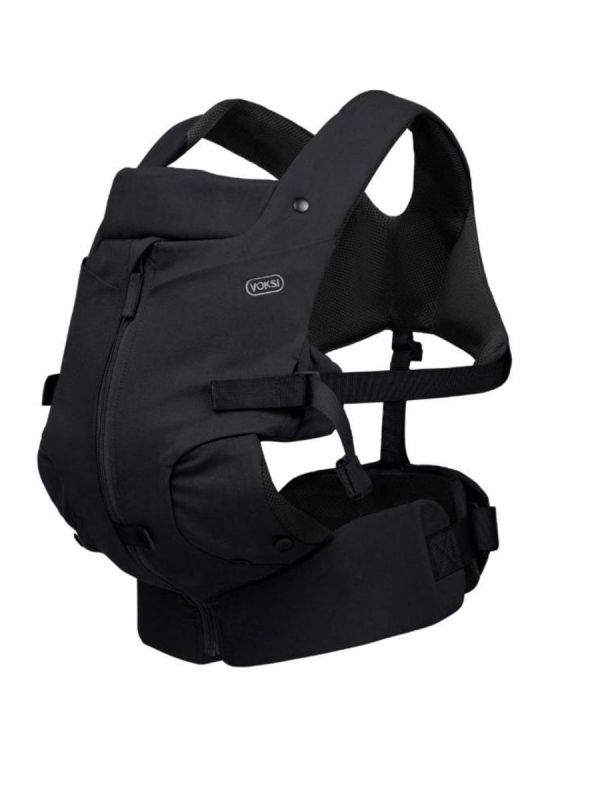 Voksi Huddle Kantoreppu Black – vastasyntyneestä taaperoikään (3,2–15 kg)