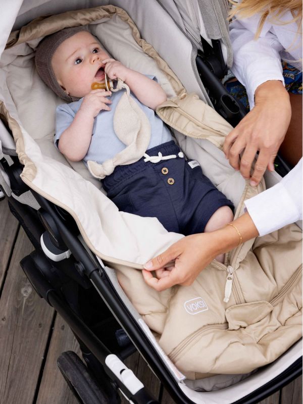 VOKSI - Sky Light kevyt lämpöpussi vaunuihin, rattaisiin ja turvakaukaloon0–4v