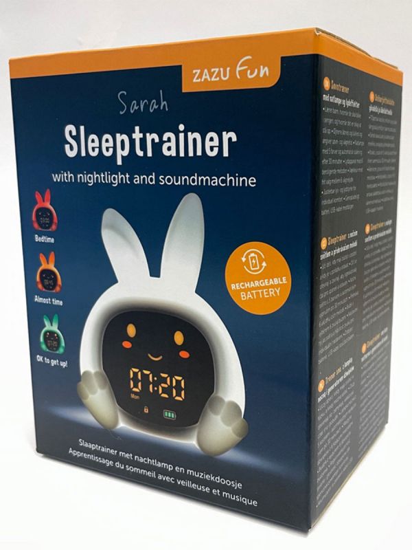 Zazu Sarah univalmentaja lapselle – herätyskello, yövalo ja äänilaite
