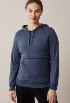 Boob Design - imetyshuppari B-Warmer Hoodie, Thunder blue