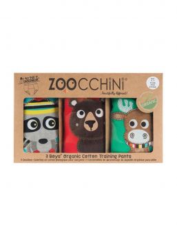 Zoocchini-harjoitteluhousut 3 kpl Forest Chums