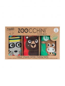 Zoocchini-harjoitteluhousut 3 kpl Forest Chums