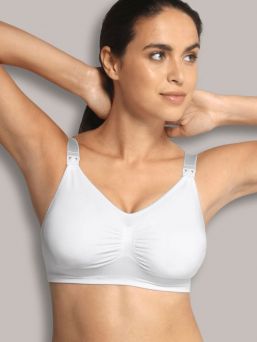 Carriwell - imetysliivit Seamless Padded, White