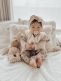 Babystyling Ruffle body Rib Sand