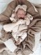 Babystyling Ruffle body Rib Sand