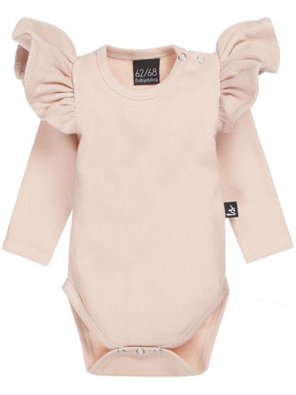 Babystyling vauvan röyhelöbody Rose