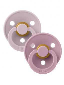 BIBS - vauvan tutti 2-PACK 0-18kk - Dusky Lilac / Heather