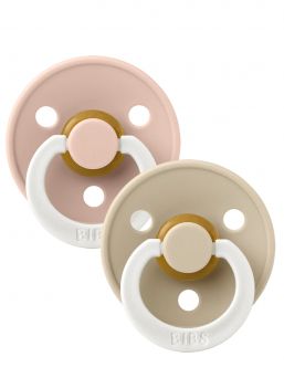 BIBS - Night vauvan yötutti 2-PACK 0-18kk+ - Blush / Vanilla