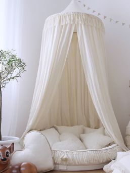 Boho set - Canopy Maxi + Juniorpesä, Vanilla