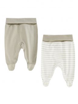 Vauvan housut, umpinaiset kärjet 2-PACK, hiekka | BOLEY