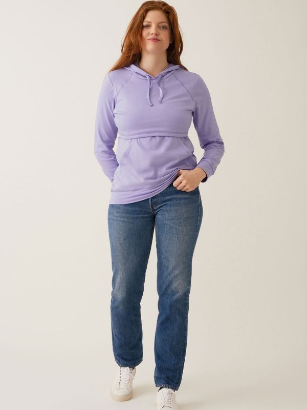 Boob Design - imetyshuppari B-Warmer Hoodie, Lilac