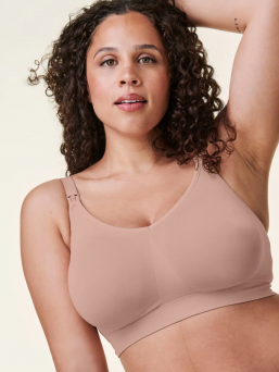 BRAVADO - imetysliivit body silk seamless - Cameo