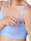 BRAVADO - imetysliivit body silk seamless - Hydrangea Blue