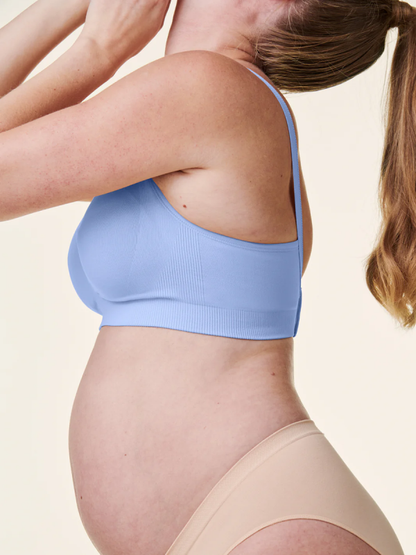 BRAVADO - imetysliivit body silk seamless - Hydrangea Blue