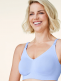 BRAVADO - imetysliivit body silk seamless - Hydrangea Blue