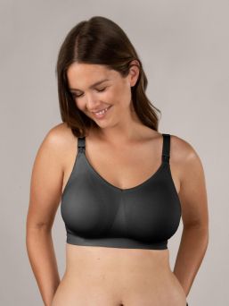 BRAVADO - imetysliivit body silk seamless - Musta