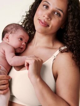 BRAVADO - imetysliivit body silk seamless - Pearl
