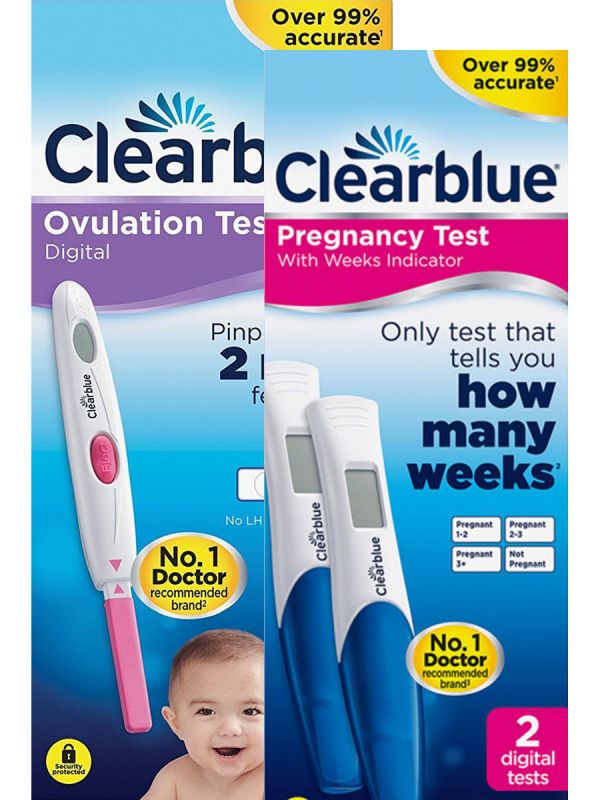 Clearblue Digital ovulaatio- ja raskaustesti 10+2