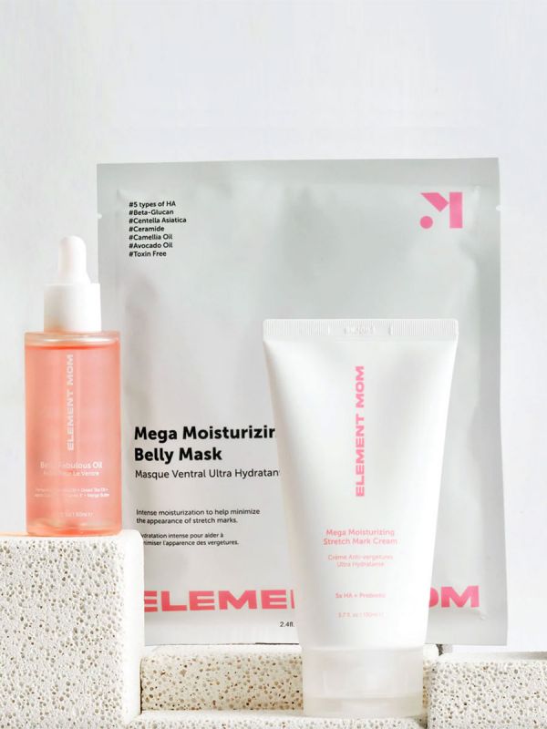 Element Mom Bump Care Set - 1 Belly Mask + 1 Belly Oil + Stretch Mark Voide