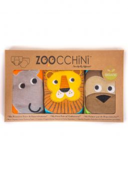 Zoocchini-harjoitteluhousut 3 kpl Safari Friends pojille