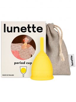 Lunette kuukautiskuppi (keltainen)