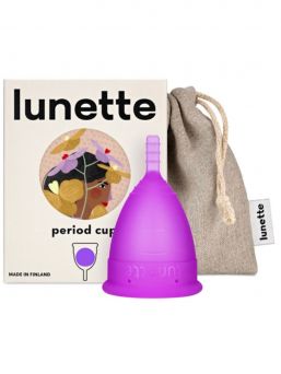 Lunette Kuukuppi – mukava ja ekologinen kuukautissuoja, violetti