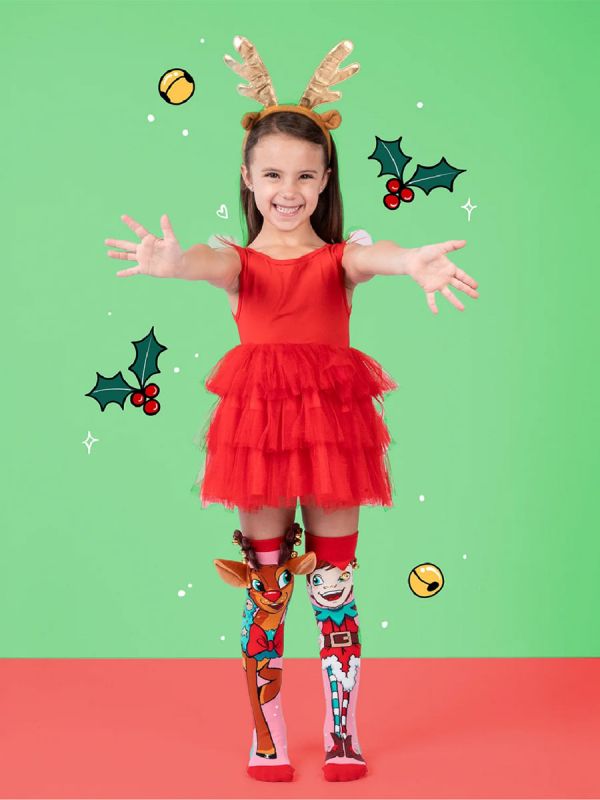 MADMIA Hassunhauskat Reindeer and Elf Joulusukat