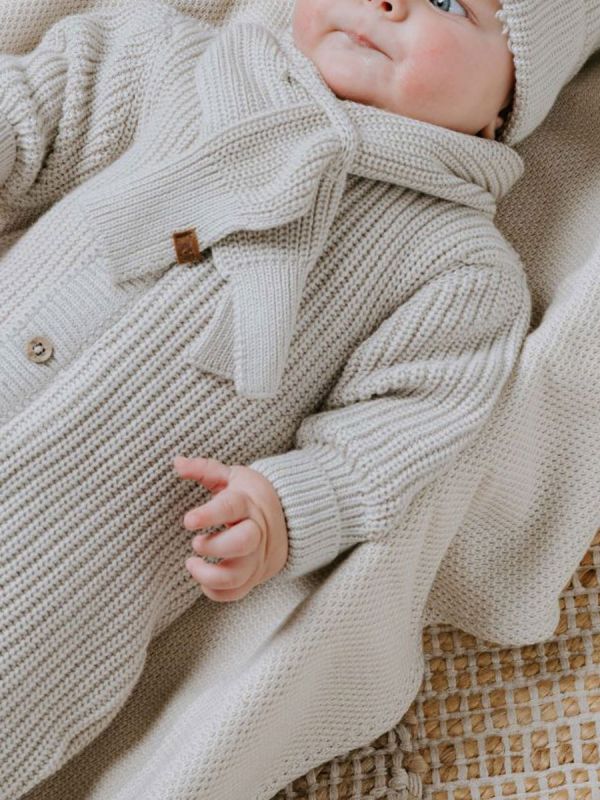 Baby's Only - vauvan neulehuivi - Warm Linen