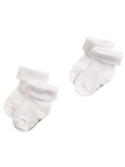 Noppies vauvan sukat 2 paria (basic valkoinen)