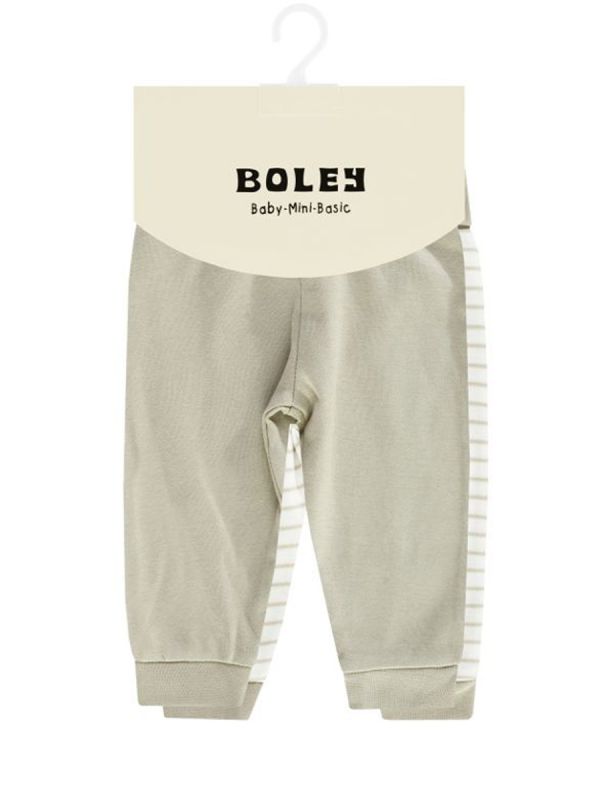 Vaaleansävyiset Boley vauvan pehmeät housut 2-PACK.