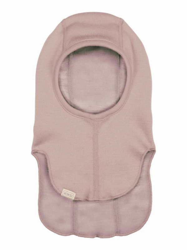 Voksi Villa Kypärämyssy – 100 % merinovillaa, grape